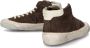 Philippe Model Vintage Bruin Suède Mid Sneakers Bruin Dames - Thumbnail 12