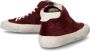 Philippe Model Vintage Bordeaux Leren Sneakers Rood Dames - Thumbnail 6