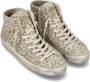 Philippe Model Hoge Sneakers met Dierenprint Beige Dames - Thumbnail 3