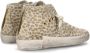 Philippe Model Hoge Sneakers met Dierenprint Beige Dames - Thumbnail 4