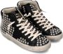 Philippe Model Zwarte High-Top Tennisschoenen Black Dames - Thumbnail 2