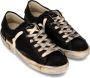 Philippe Model Zwarte Sneakers Distressed Finish Geperforeerde Details Black Dames - Thumbnail 2