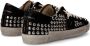 Philippe Model Zwarte Tennissneakers met Studs Black Heren - Thumbnail 3