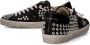 Philippe Model Zwarte Tennissneakers met Studs Black Heren - Thumbnail 6