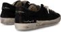 Philippe Model Zwarte Sneakers Distressed Finish Geperforeerde Details Black Heren - Thumbnail 4