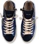 Philippe Model Glitter Blauwe Tennisschoenen Vrouwen Blue Dames - Thumbnail 5