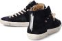 Philippe Model Blauwe Hoge Top Sneakers Faux Fur Voering Black Heren - Thumbnail 11