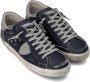 Philippe Model Lage Sneakers met Vernielde Details Blue Heren - Thumbnail 3