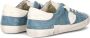 Philippe Model Blauw Room Laag Suède Sneaker Blue Heren - Thumbnail 8