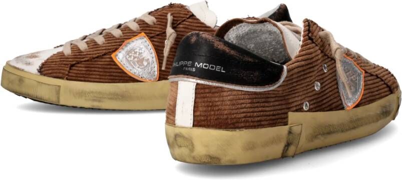 Philippe Model Sneakers Prsx Tennis Brown Heren