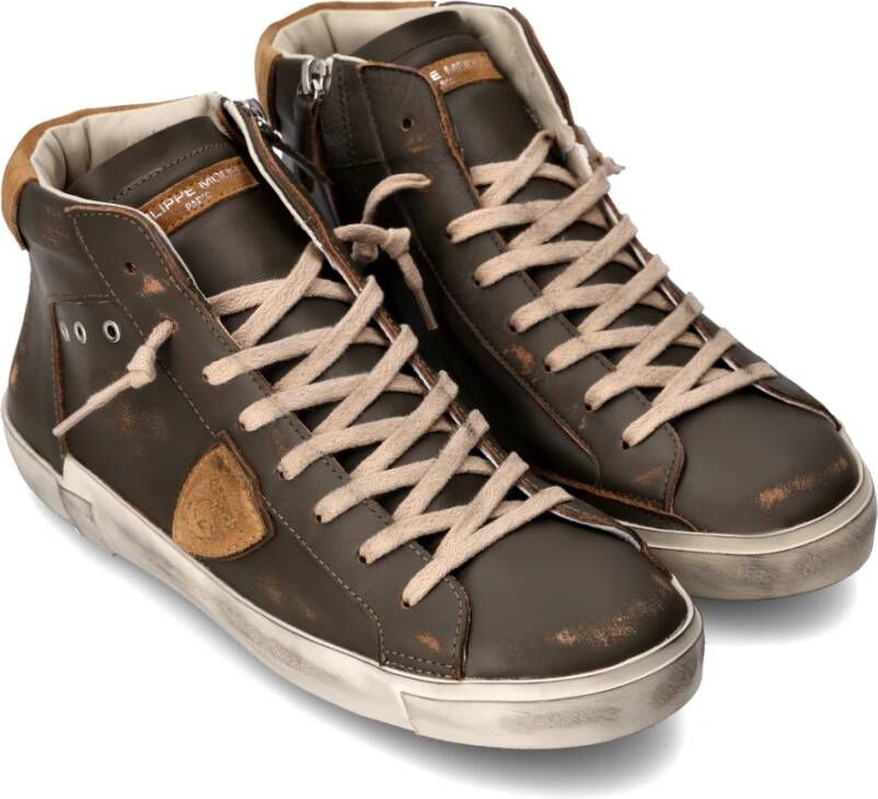 Philippe Model Sneakers Prsx Tennis Brown Heren