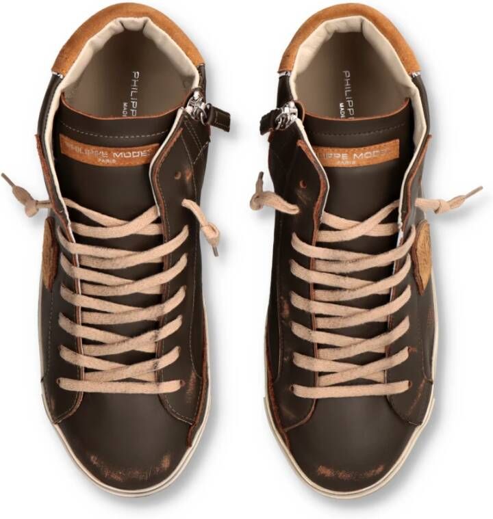 Philippe Model Sneakers Prsx Tennis Brown Heren