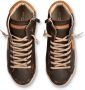 Philippe Model Sneakers Prsx Tennis Brown Heren - Thumbnail 4