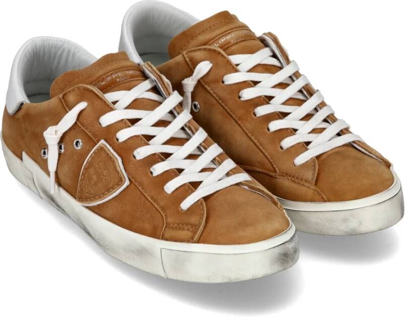 Philippe Model Sneakers Prsx Tennis Brown Heren