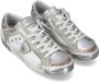 Philippe Model Glitter Sneaker met Logo Details Gray Dames - Thumbnail 3