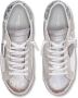 Philippe Model Glitter Sneaker met Logo Details Gray Dames - Thumbnail 5