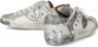 Philippe Model Glitter Sneaker met Logo Details Gray Dames - Thumbnail 7