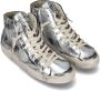 Philippe Model Zilveren Hoge Sneakers met Versleten Effect Gray Dames - Thumbnail 2