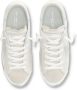 Philippe Model Gelamineerd Leren Sneakers Zilver Wit Gray Dames - Thumbnail 13