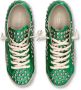 Philippe Model Studded Leather Urban Sneakers Green Dames - Thumbnail 4