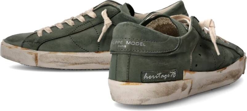 Philippe Model Sneakers Prsx Tennis Green Heren