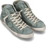 Philippe Model Suede High Top Sneaker Green Heren - Thumbnail 3