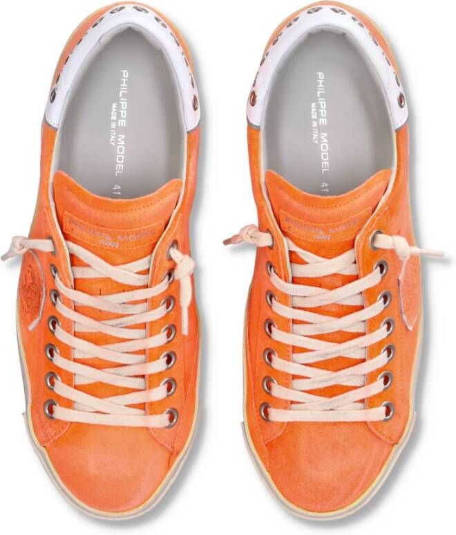 Philippe Model Sneakers Prsx Tennis Orange Heren