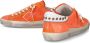 Philippe Model Ambachtelijke Oranje Suède Sneakers Orange Heren - Thumbnail 6