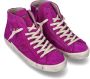 Philippe Model Fuchsia Suède Hoge Sneakers Pink Dames - Thumbnail 3