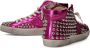 Philippe Model Fuchsia High-Top Studded Sneakers Pink Dames - Thumbnail 6