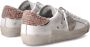 Philippe Model Witte leren sneakers met roze hiel White Dames - Thumbnail 7