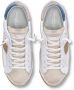 Philippe Model Italiaanse Sneakers met Contrasterend Hiel Detail White Dames - Thumbnail 14