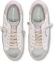 Philippe Model Wit Roze Logo Patch Sneakers White Dames - Thumbnail 9