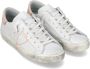 Philippe Model Sneakers met versleten effect en logo White Dames - Thumbnail 2