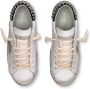 Philippe Model Straat Stijl Leren Sneakers met Metalen Accenten White - Thumbnail 20