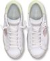 Philippe Model Prsx Witte Sneakers met Verouderd en Slangeneffect White Dames - Thumbnail 22