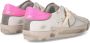 Philippe Model Witte Fuchsia Tennisschoenen Vrouwen White Dames - Thumbnail 9