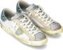 Philippe Model Low-Top Sneakers Prsx Low Veau Metal Paillettes Multi Sneaker in wit - Thumbnail 15