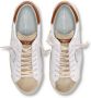 Philippe Model Vernieuwde Prsx Sneaker met Vintage Afwerking Beige Heren - Thumbnail 4