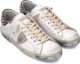 Philippe Model Straat Stijl Leren Sneakers met Metalen Accenten White - Thumbnail 24