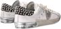 Philippe Model Straat Stijl Leren Sneakers met Metalen Accenten White - Thumbnail 25