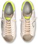 Philippe Model Vintage Skate Sneakers Wit Geel White Heren - Thumbnail 5