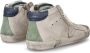 Philippe Model Verweerde Leren High Top Sneakers Multicolor Heren - Thumbnail 3