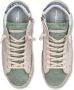 Philippe Model Verweerde Leren High Top Sneakers Multicolor Heren - Thumbnail 4