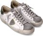 Philippe Model Witte Tennissneakers met Neon Piping White Heren - Thumbnail 8