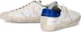 Philippe Model Witte Vetersneakers met Distressed Finish White Heren - Thumbnail 9