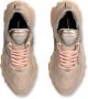 Philippe Model Trekking-geïnspireerde stoffen sneakers met Vibram zool Beige Dames - Thumbnail 8