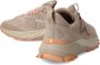 Philippe Model Trekking-geïnspireerde stoffen sneakers met Vibram zool Beige Dames - Thumbnail 10