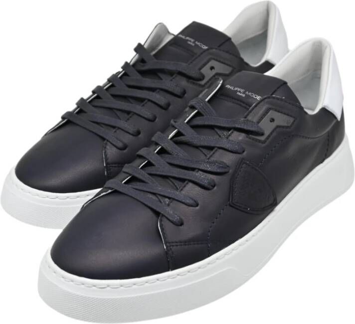 Philippe Model Sneakers Temple L Veau Bleau Black Heren