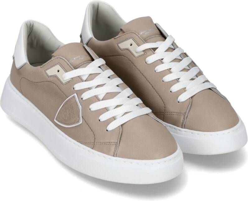 Philippe Model Sneakers Temple Tennis Gray Heren